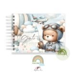 Livro Memórias Afetivas Mesversário A5 - Baby Aviador - Imagen 2