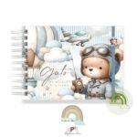 Livro Memórias Afetivas Mesversário A5 - Baby Aviador