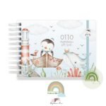 Livro Memórias Afetivas Mesversário A5 - Baby Marinheiro