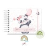 Livro Memórias Afetivas Mesversário A5 - Panda Menina