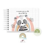 Livro Memórias Afetivas Mesversário A5 - Panda Aurora - Imagen 2