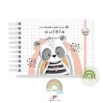 Livro Memórias Afetivas Mesversário A5 - Panda Aurora