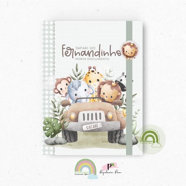 Porta Documentos Safari Cute Baby
