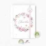Porta Documentos Floral E Borboletas