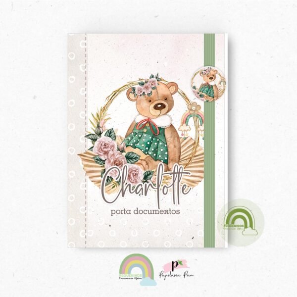 Porta Documentos Charlotte Bear