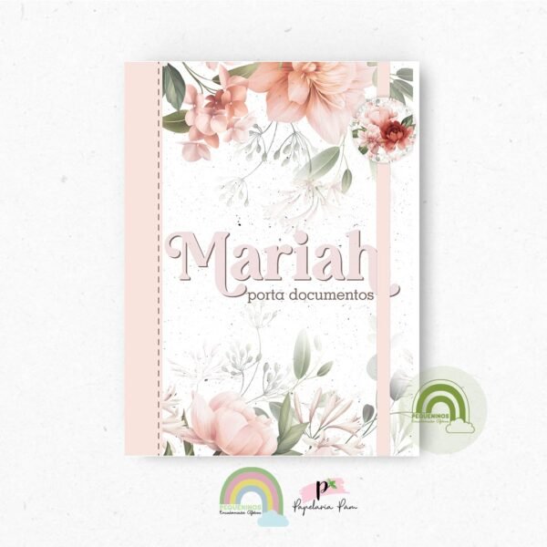 Porta Documentos Floral Mariah