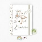 Porta Documentos Cegonha Baby Boy