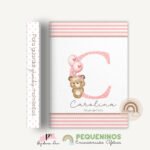 Álbum de fotos - Monograma Ursinha
