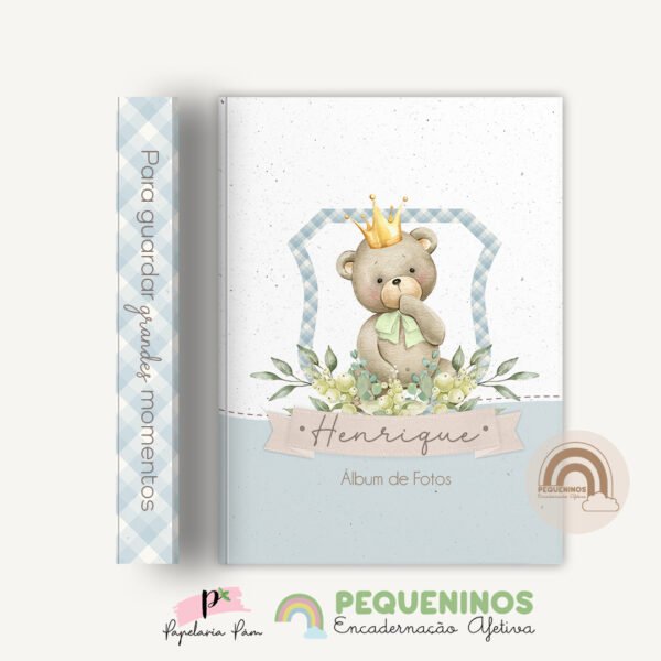 Álbum de fotos - Ursinho Brasão