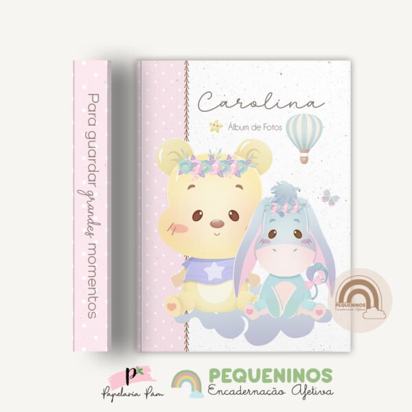Álbum de fotos - Ursinho Pooh Menina