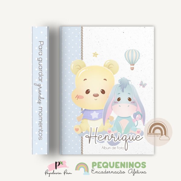 Álbum de fotos - Ursinho Pooh Menino