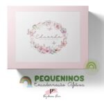 Caixa Cartonada - Floral E Borboletas