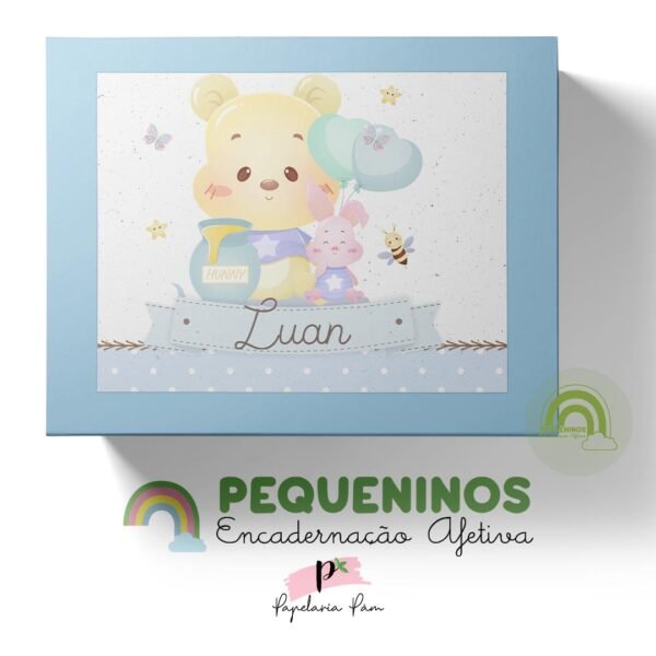 Caixa Cartonada - Ursinho Pooh Menino